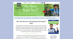Desktop Screenshot of donatelifewyoming.org